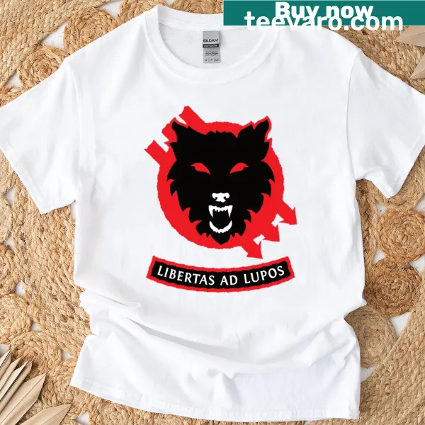 Wolves of Democracy slogan logo T-shirt