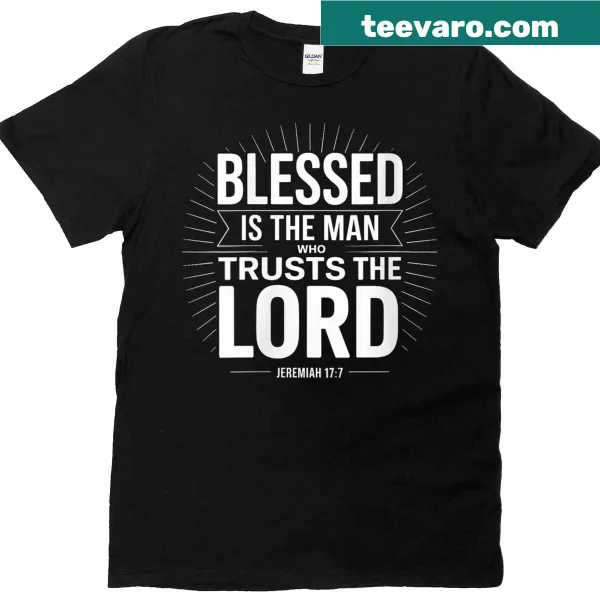 Inspirational text from Jeremiah on a women's tee