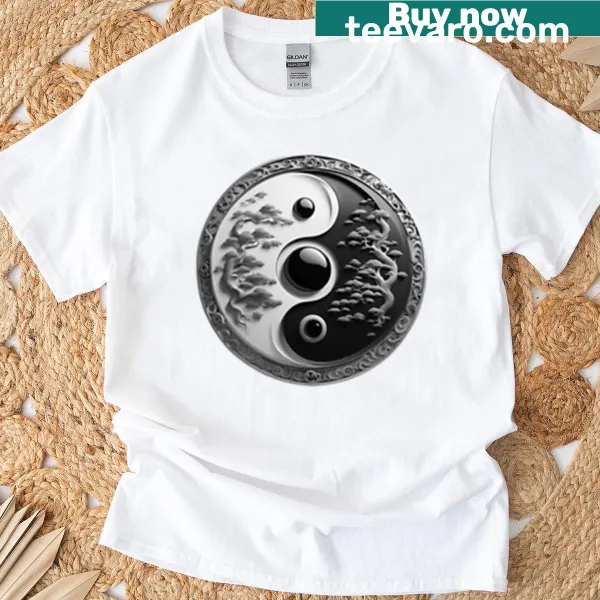 Minimalist Ying Yang design t-shirt