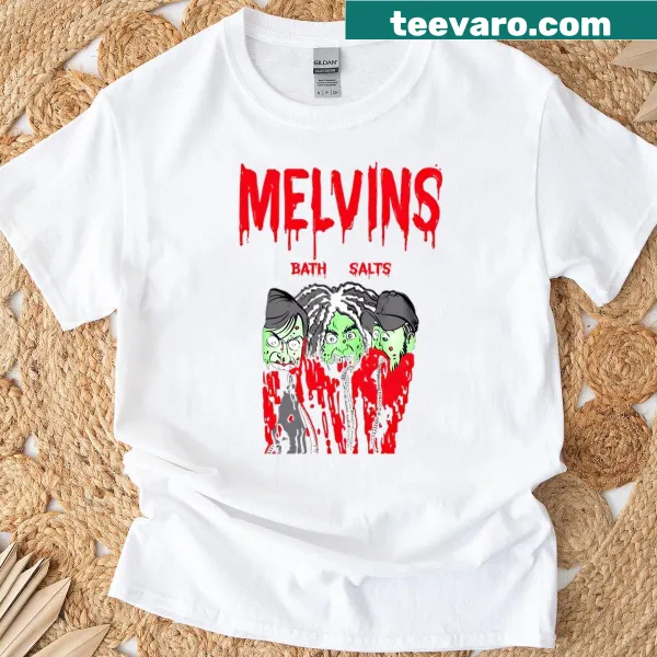 Illustration related to the band Melvins with the phrase 'Bath Salts 388'