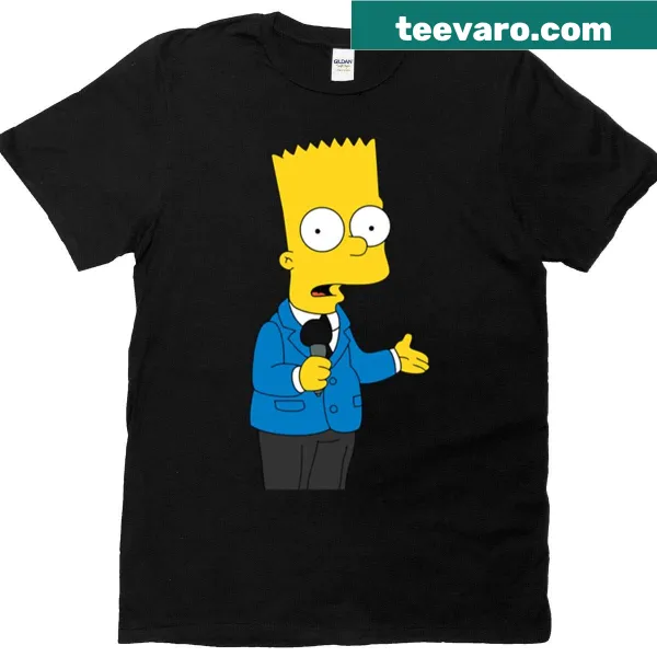 Minimalist text design 'Barts People' on T-shirt