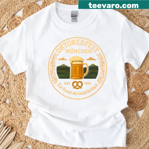 Bavarian heritage T-shirt featuring Oktoberfest design