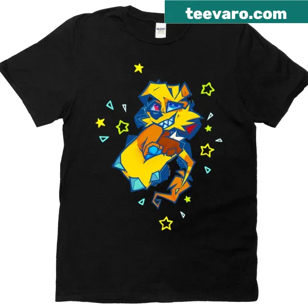 Aliens and playful text on a humorous cosmic-themed t-shirt