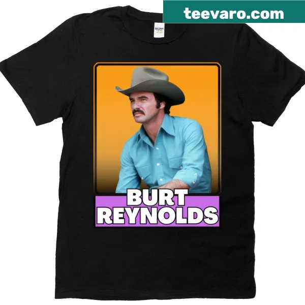 Retro inspired Burt Reynolds graphic t-shirt