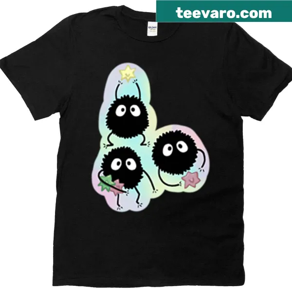 Whimsical Chihiro Dust Star T-shirt design