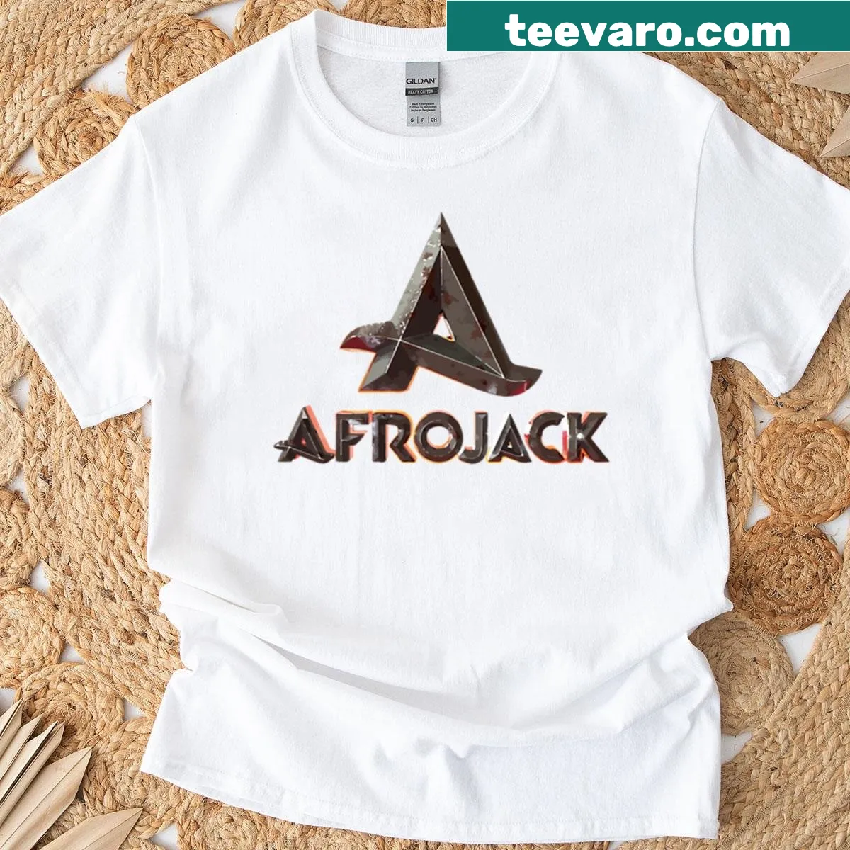Coffee-themed graphic T-shirt with playful design — on a men's t-shirt