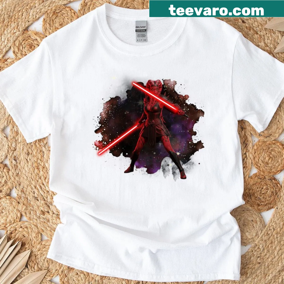 Edgy t-shirt featuring Dark Side Marauder graphic — on a men's t-shirt