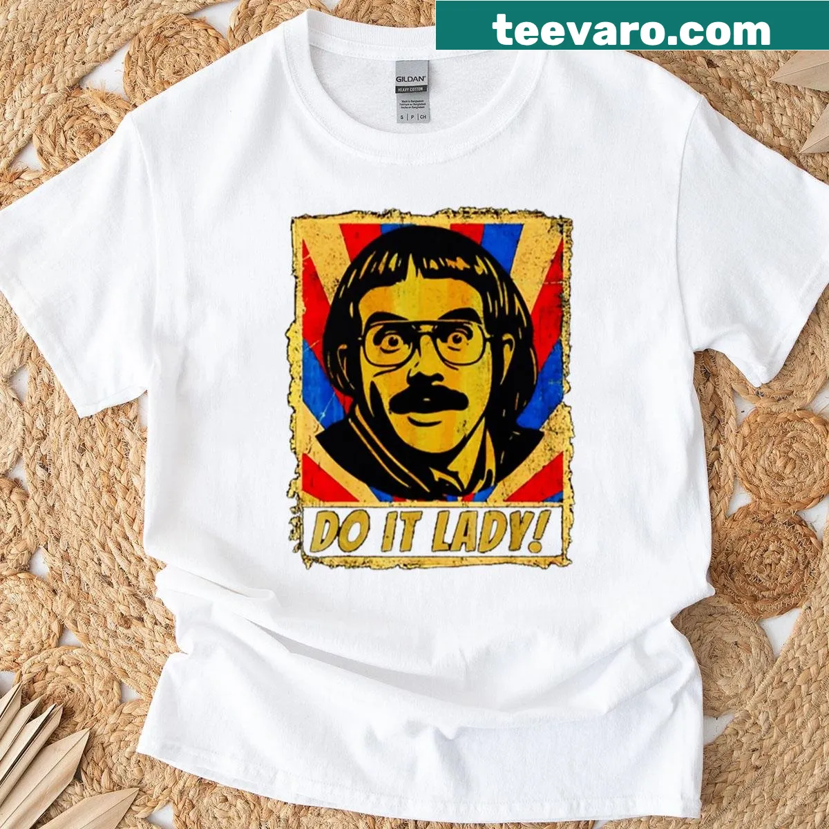 Trending funny T-shirt with the phrase 'Do It Lady' — on a men's t-shirt