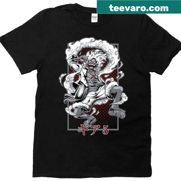 Bold and dynamic sports-themed Gear Surge t-shirt
