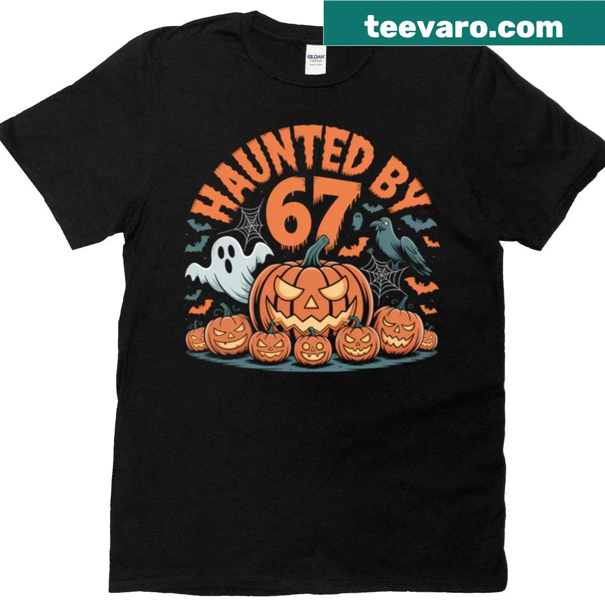 Funny Halloween T-shirt with humorous spooky theme — on a men's t-shirt