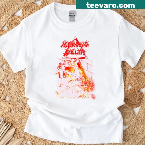 Retro t-shirt celebrating heavy metal legends of the 80s