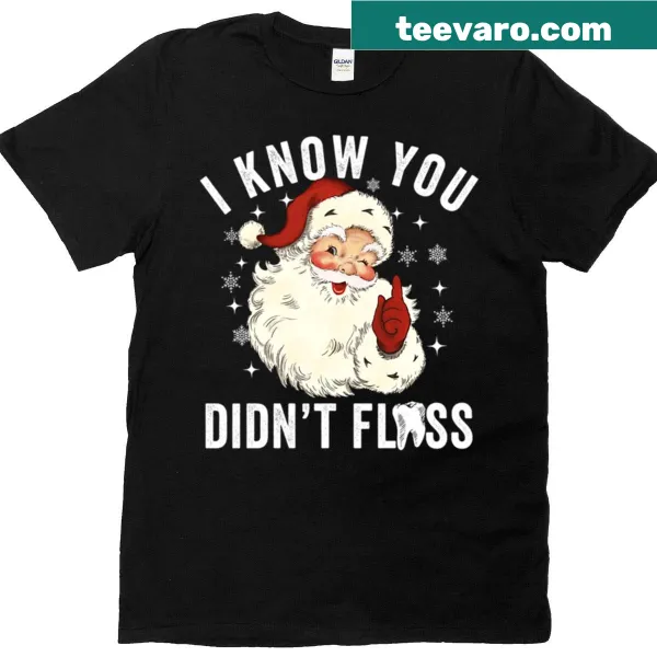 Bold text humorously addressing lack of flossing
