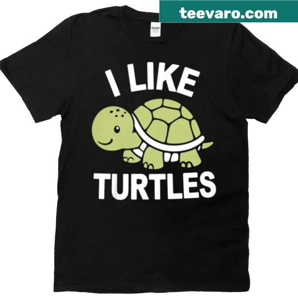 Cute t-shirt featuring a cartoon turtle design
