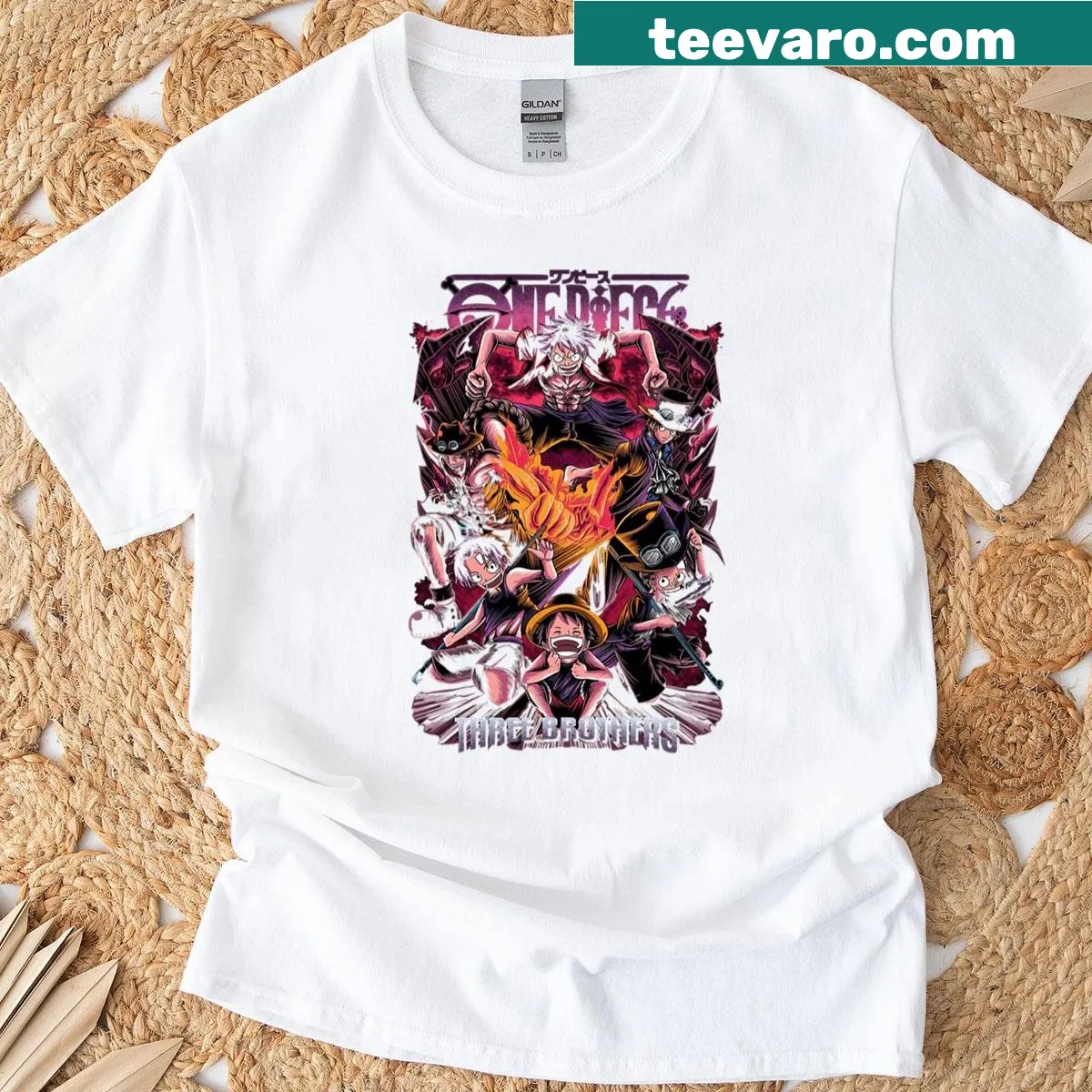 Illustrative T-shirt depicting an Infernal Conqueror warrior — on a men's t-shirt