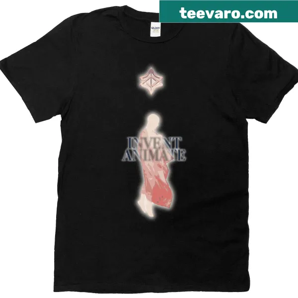 Abstract graphic inspired by Invent Animate on T-shirt