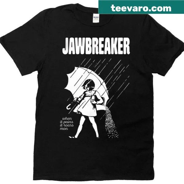 Bold Jawbreaker t-shirt featuring clean typography
