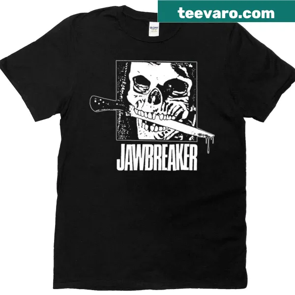 Punk style Jawbreaker t-shirt featuring distressed graphics