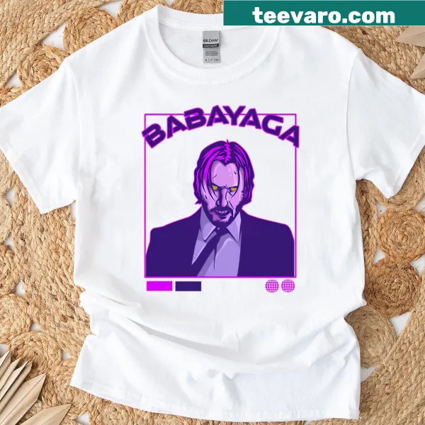 Graphic T-shirt featuring a striking illustration of Jhon Wick