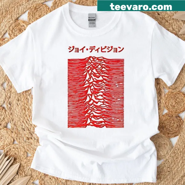T-shirt featuring Joy Division inspired design
