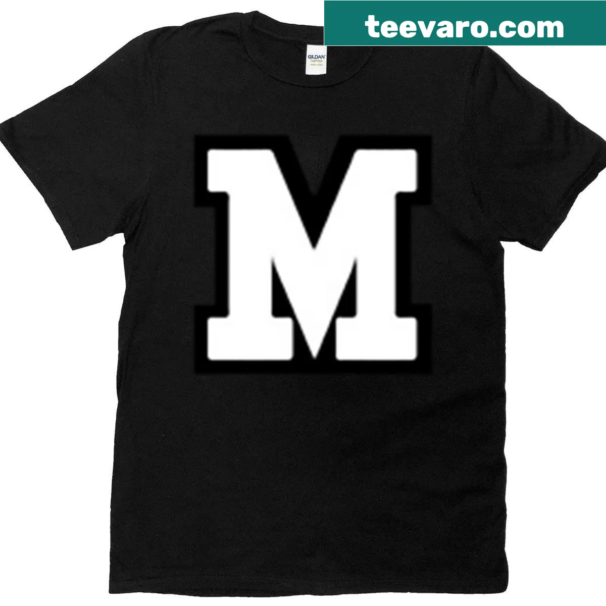 Vintage college-style graphic T-shirt — on a men's t-shirt