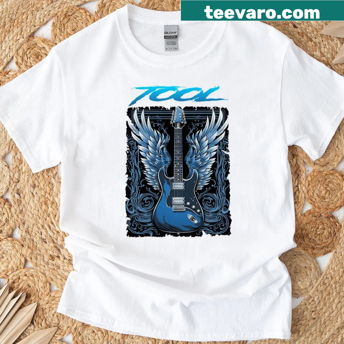 Fan art T-shirt featuring Maynard James Keenan and Adam Jones design — on a men's t-shirt