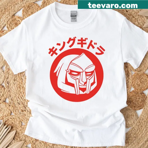 Bold T-shirt featuring a graphic inspired by MF DOOM