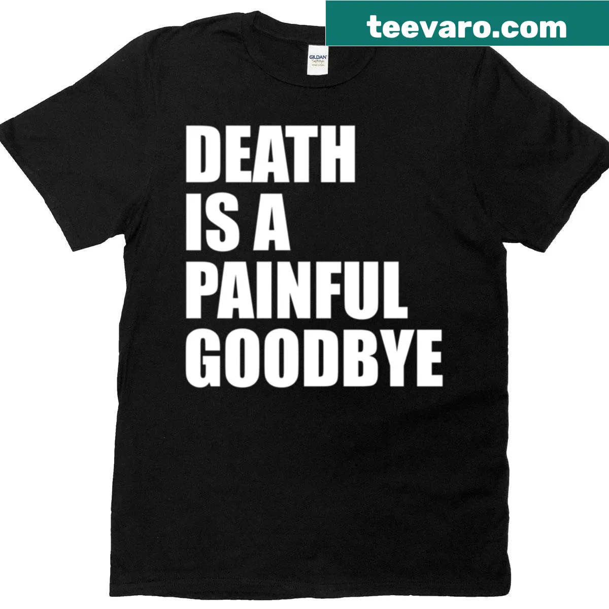 Philosophical anime quote shirt on life and death — on a men's t-shirt