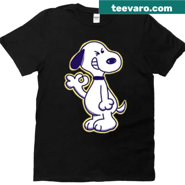 Cute Snoopy graphic shirt for dog lovers