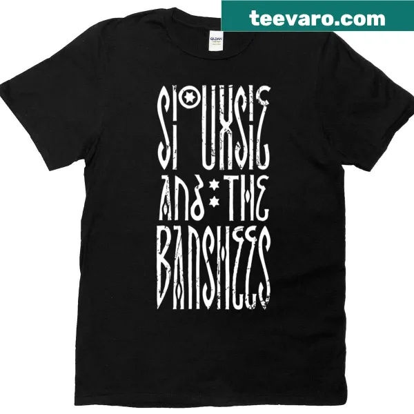 Distressed graphic tee featuring Siouxsie And The Banshees design for music fans.