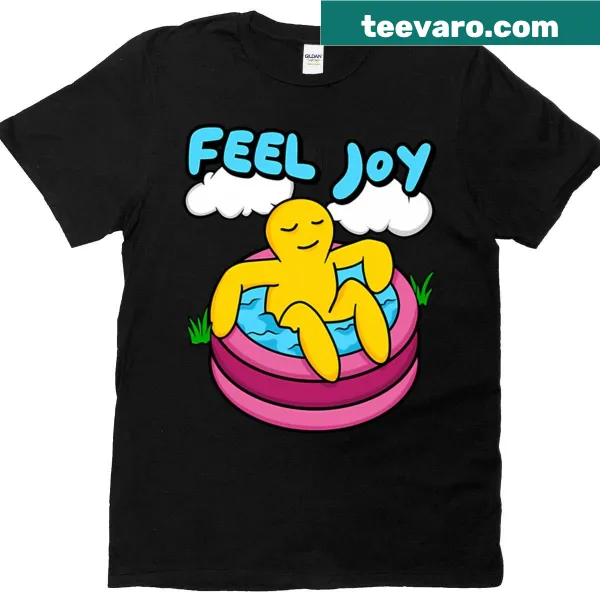 Relaxing Soaking And Feel Joy T-shirt with playful graphic