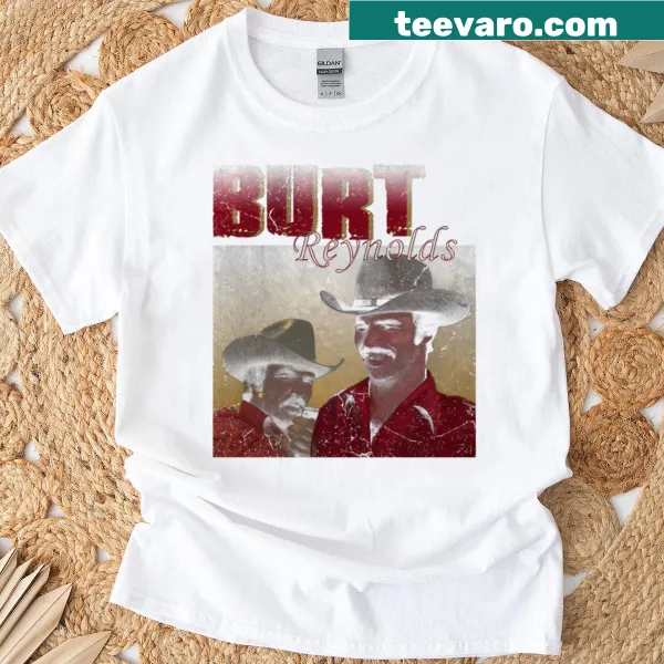 Vintage T-shirt featuring Burt Reynolds's timeless on-screen style