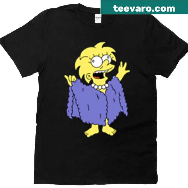 Illustrative Lizard Queen t-shirt with whimsical design