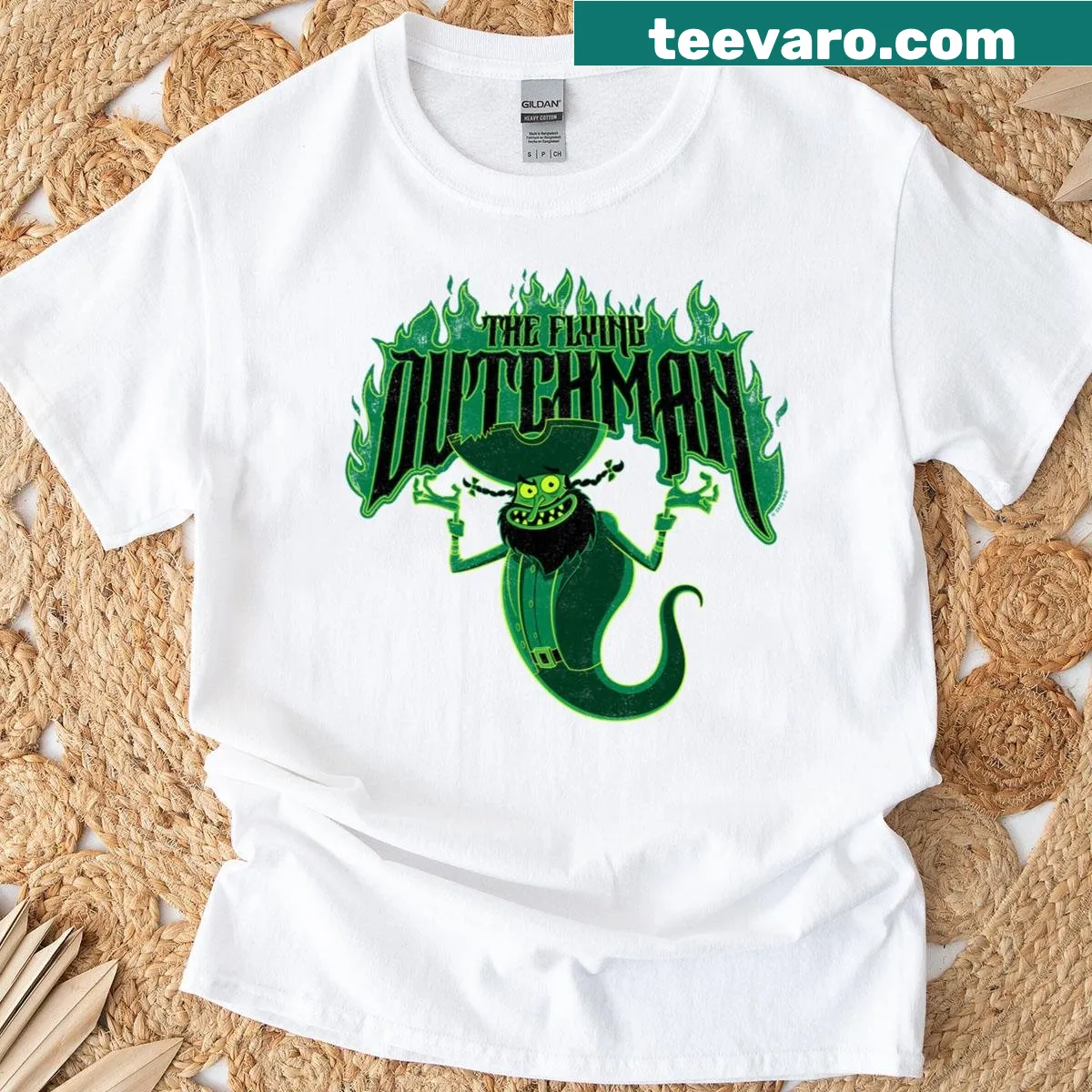 Spongebob themed t-shirt referencing the Flying Dutchman — on a men's t-shirt