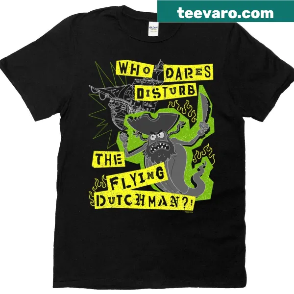 Humorous tee with the phrase Who Dares from Spongebob