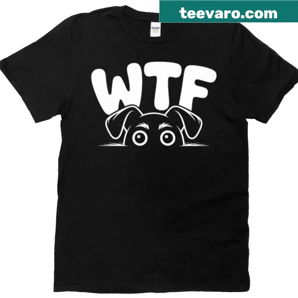 Minimalist tee with funny dog-related design and slogan