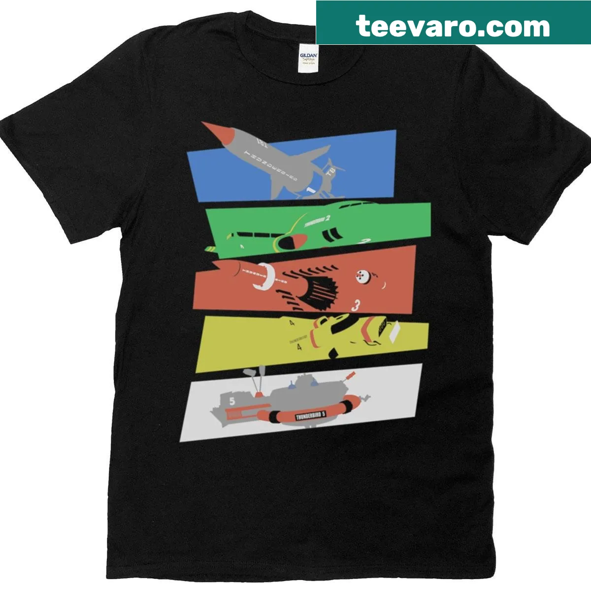 T-shirt with a bold countdown graphic — on a men's t-shirt