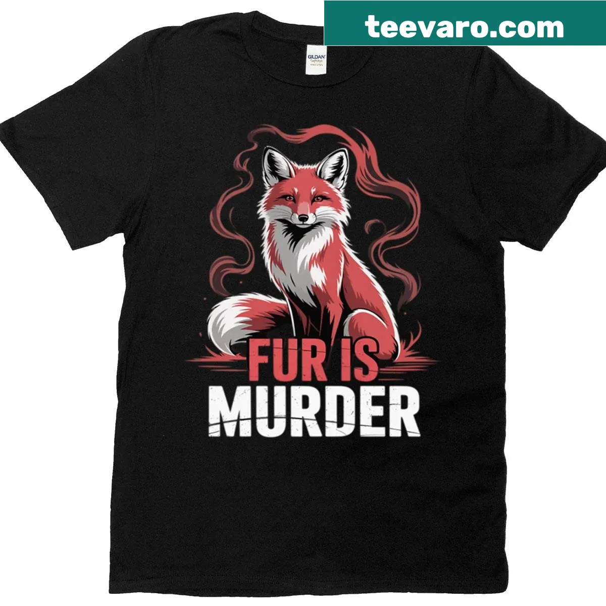 Funny t-shirt with animal rights message — on a men's t-shirt