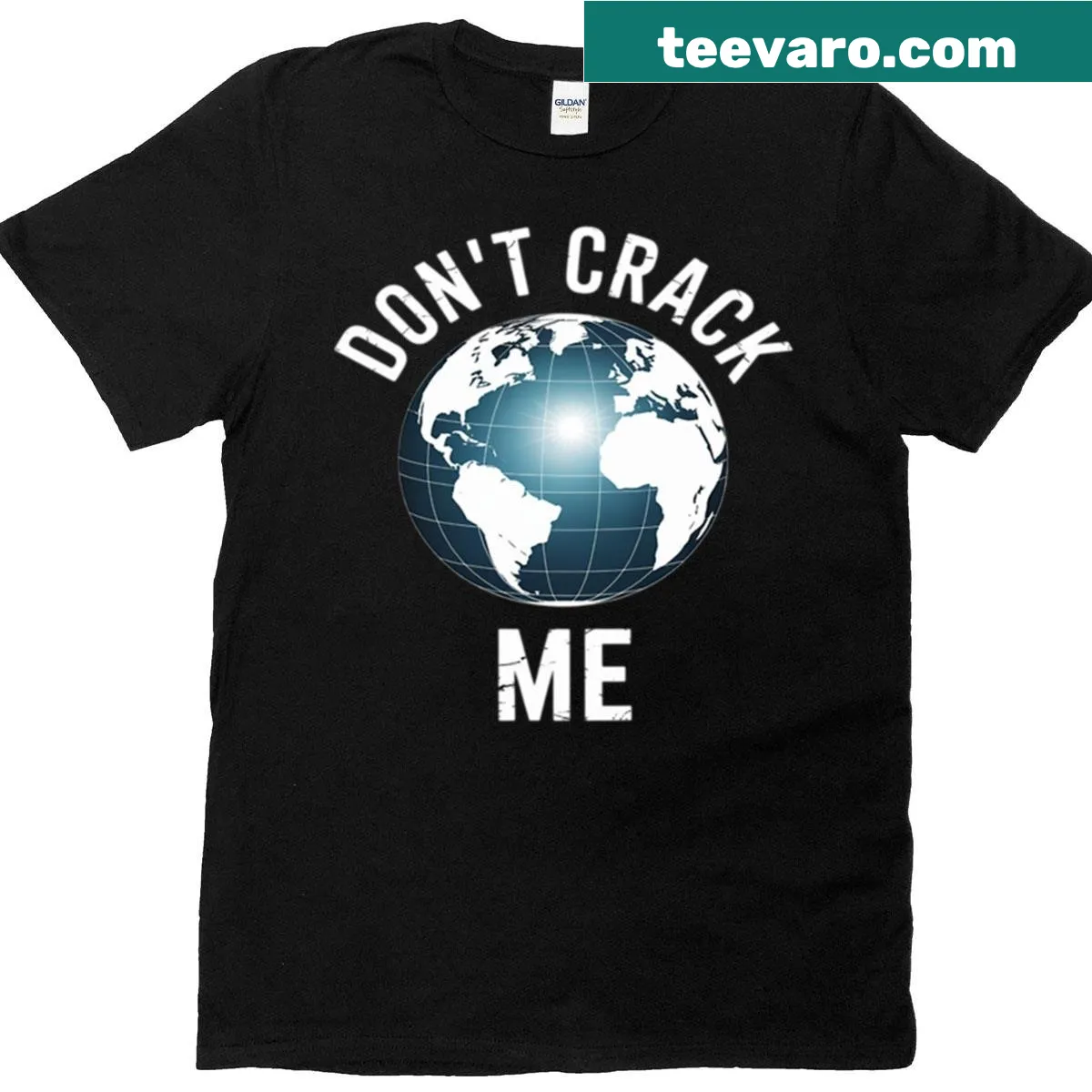 Funny activism t-shirt against fracking with light-hearted message — on a men's t-shirt