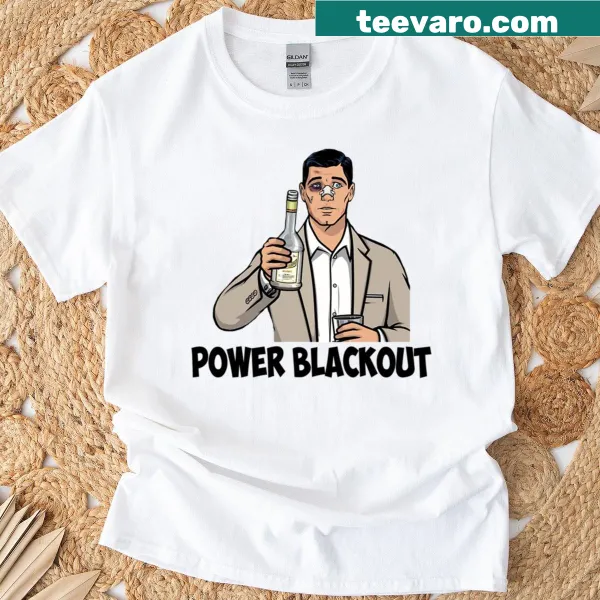 Graphic design inspired by Archer on a T-shirt