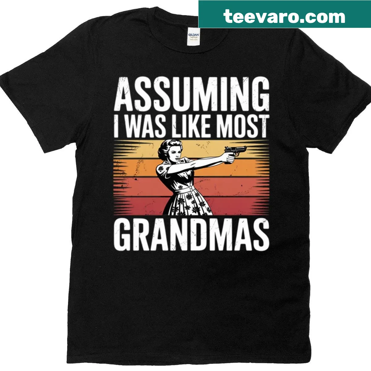 Funny grandma t-shirt with humorous saying about being a grandma — on a men's t-shirt