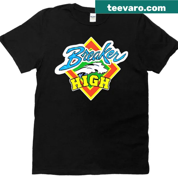 Breaker High logo graphic on a t-shirt