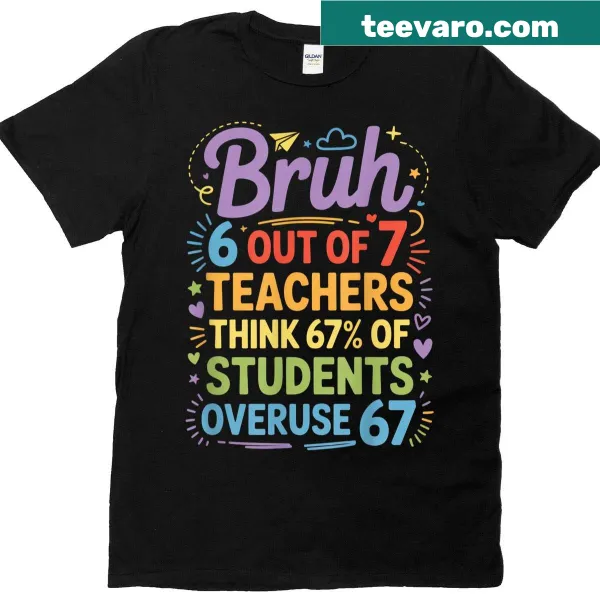 Humorous teacher graphic on t-shirt for school faculty