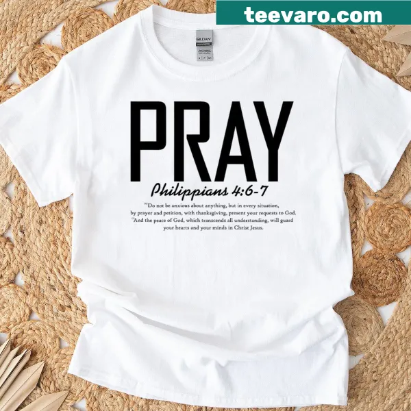 Christian Bible verse T-shirt with inspirational text