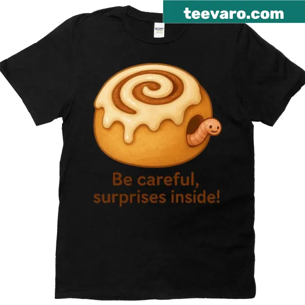 Cute cinnamon roll t-shirt with an illustration design