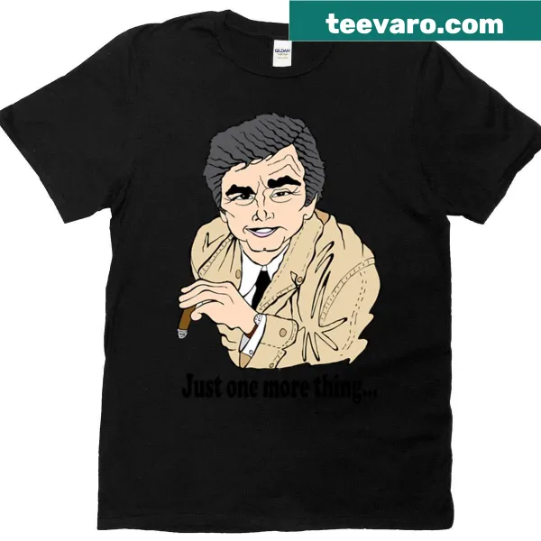 Columbo fan art t-shirt featuring the iconic detective