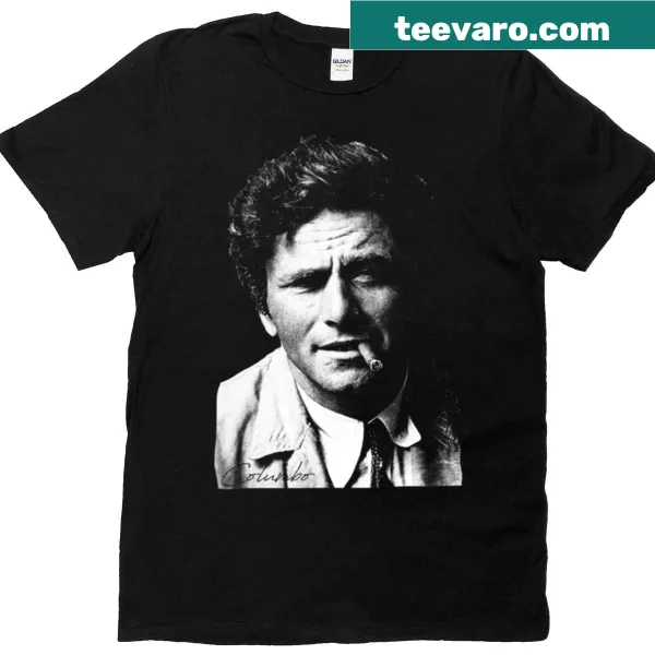 T-shirt featuring a portrait of the classic detective Columbo