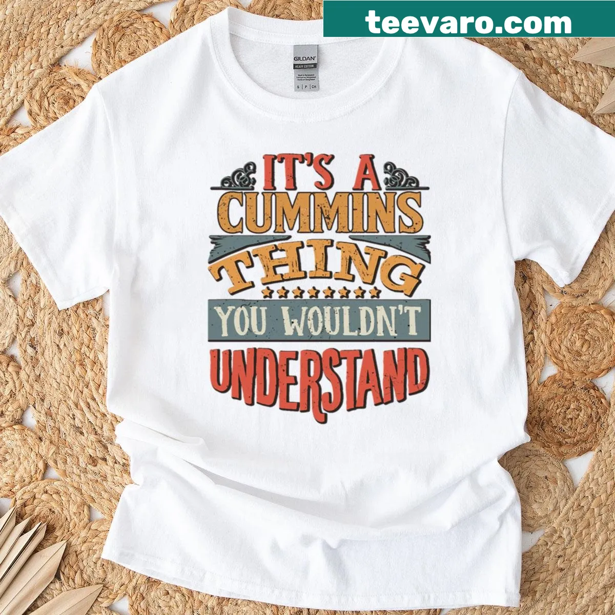T-shirt displaying 'It's A Cummins Thing You Wouldn't Understand' — on a men's t-shirt
