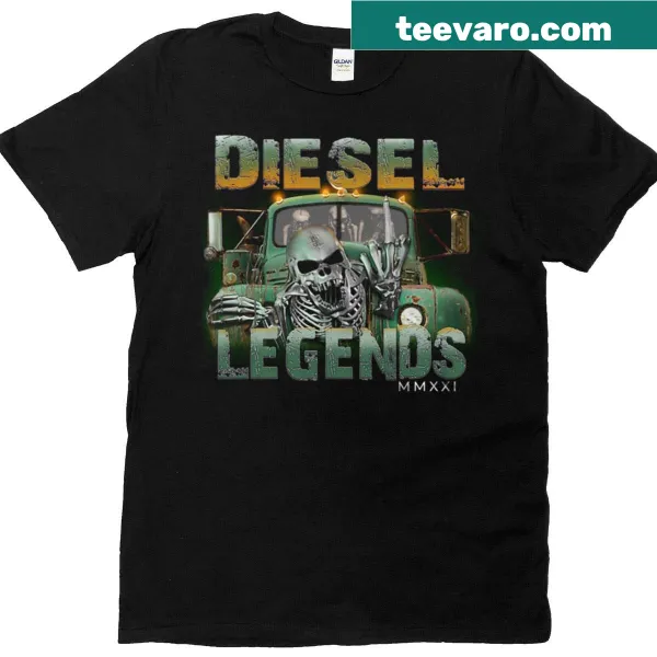 Graphic tee featuring Diesel Legends logo in bold design
