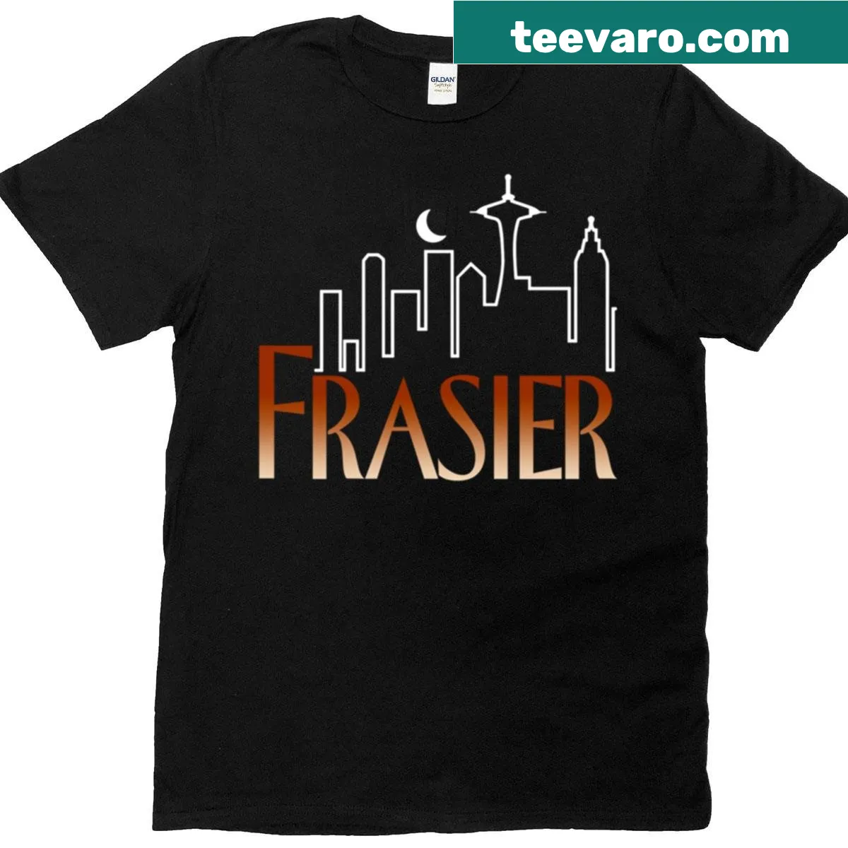 Retro T-shirt featuring Frasier Crane graphic — on a men's t-shirt