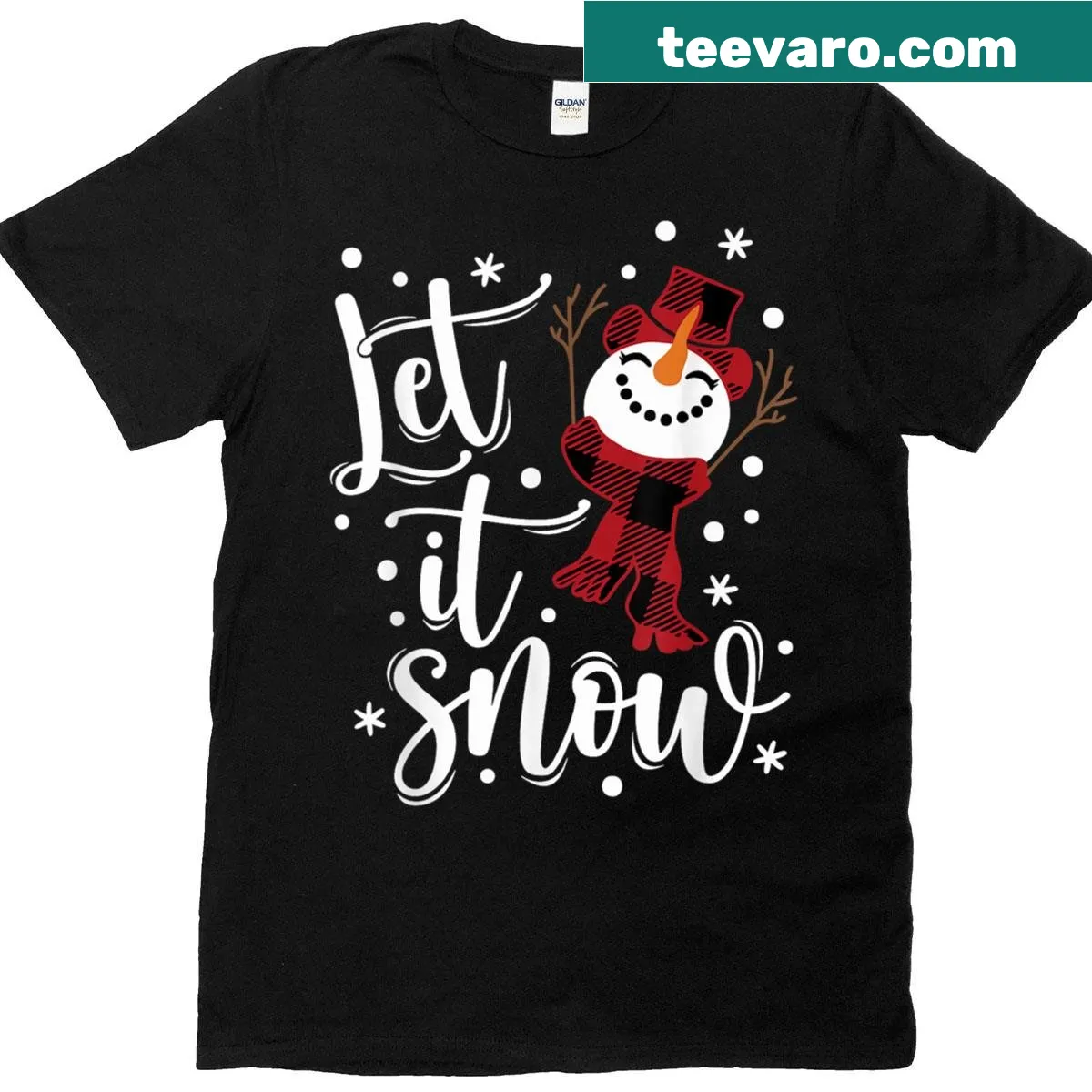 Funny Family Matching Xmas T-shirt with playful holiday message — on a men's t-shirt